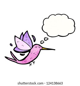 colibrí volador