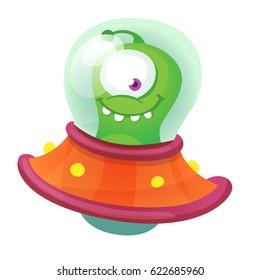 Cartoon Flying Saucer