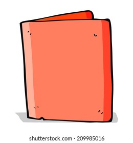 cartoon folded card