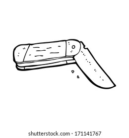 cartoon folding knife
