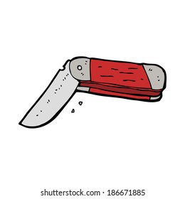 cartoon folding knife