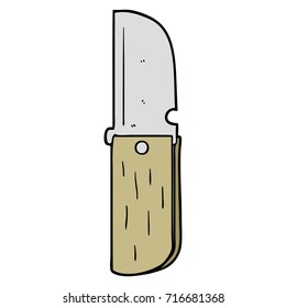 cartoon folding knife