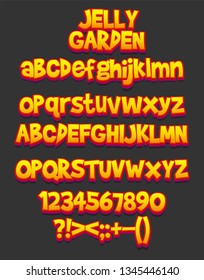 Cartoon Font - Mobile Game Set