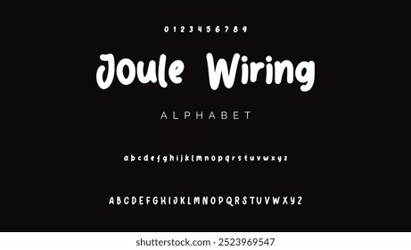 Cartoon font Vector of modern abstract alphabet.