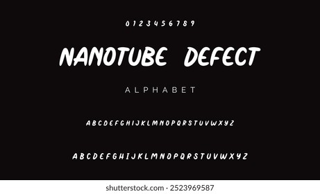 Cartoon font Vector of modern abstract alphabet.