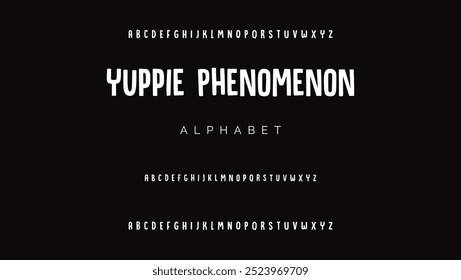 Cartoon font Vector of modern abstract alphabet.