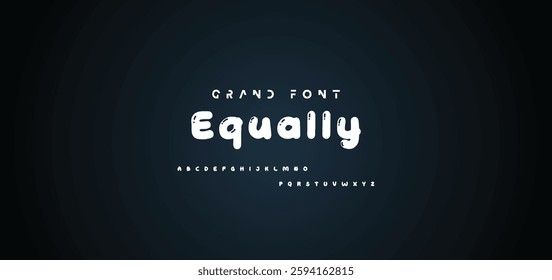 Cartoon font Vector of modern abstract alphabet