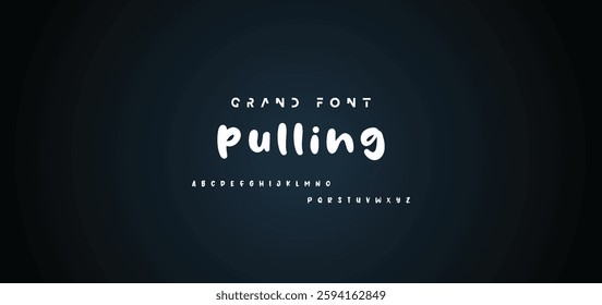 Cartoon font Vector of modern abstract alphabet