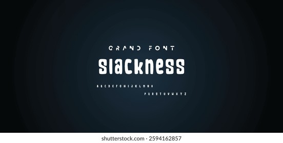 Cartoon font Vector of modern abstract alphabet