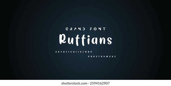 Cartoon font Vector of modern abstract alphabet