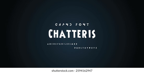 Cartoon font Vector of modern abstract alphabet