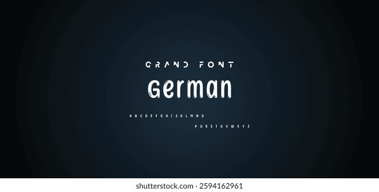 Cartoon font Vector of modern abstract alphabet