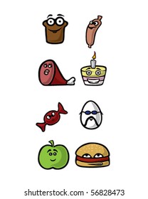 Cartoon food