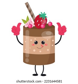 Cartoon Food Characters suitable for children's clothing designs