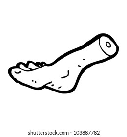 pie de caricatura