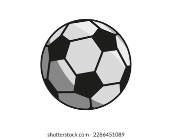 cartoon football eps vector illustration for football game, suitable for design and illustration of articles or sports news or sports logos