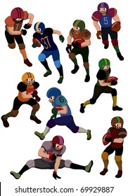 cartoon football icon