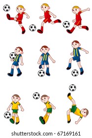 cartoon Football player icon