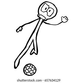 Cartoon football vector
