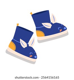 Cartoon footwear. Boots, heels, Chelsea, and winter boots flat vector illustration. Fall Winter trendy footwear