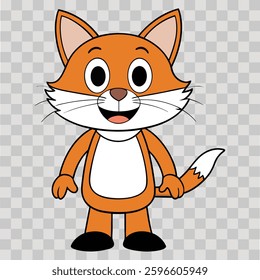Cartoon a cartoon of a fox