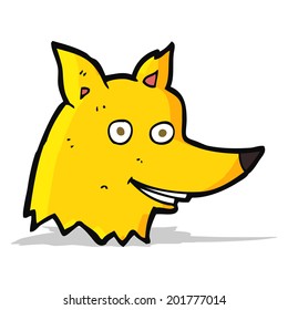 cartoon fox head