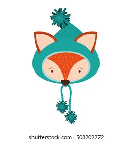cartoon fox icon