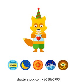 Cartoon Fox Icon