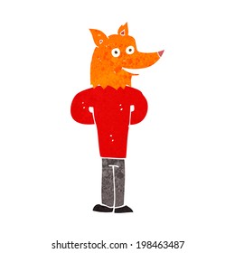 cartoon fox man
