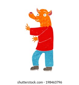 cartoon fox man