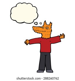 cartoon fox man