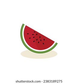 Cartoon fresh green open watermelon half, slices and triangles. Red watermelon piece with bite. Sliced cocktail water melon fruit vector set. Illustration of watermelon freshness nature