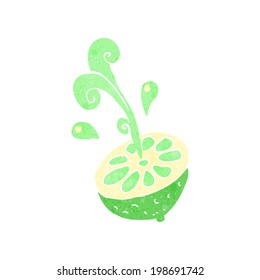 cartoon fresh lime