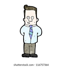 cartoon friendly business man cartoon friendly business man