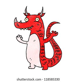 cartoon friendly dragon
