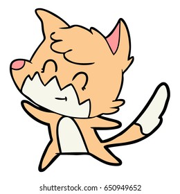 Cartoon-freundlicher Fuchs