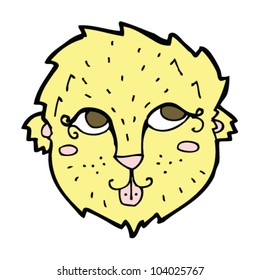 cartoon friendly lion