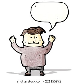 hombre amigo de las caricaturas