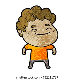 cartoon friendly man