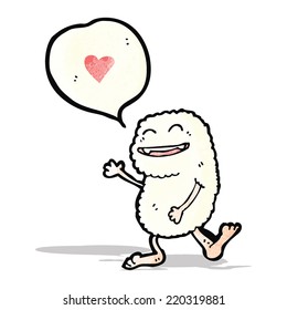 cartoon friendly monster