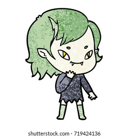Cartoon-freundliches Vampirmädchen