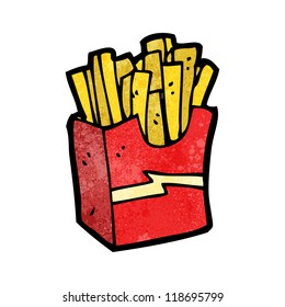 cartoon fries