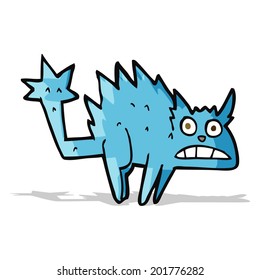 Cartoon-Furcht-Katze