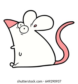 rato assustado com desenho animado