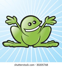 cartoon frog