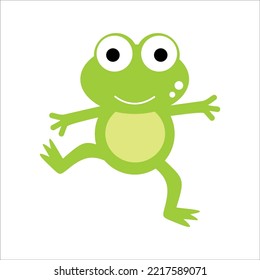 cartoon frog character anthropomorphic mascot