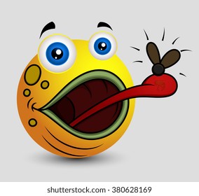 Cartoon Frog Emoji Smiley Emoticon