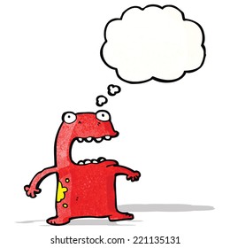 cartoon frog panicking