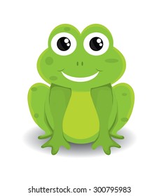 Cartoon frog vector