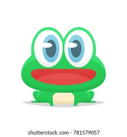 Cartoon frog vector